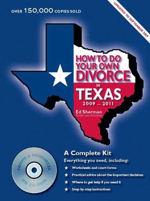 cover image of How to Do Your Own Divorce in Texas, 2009-2011
